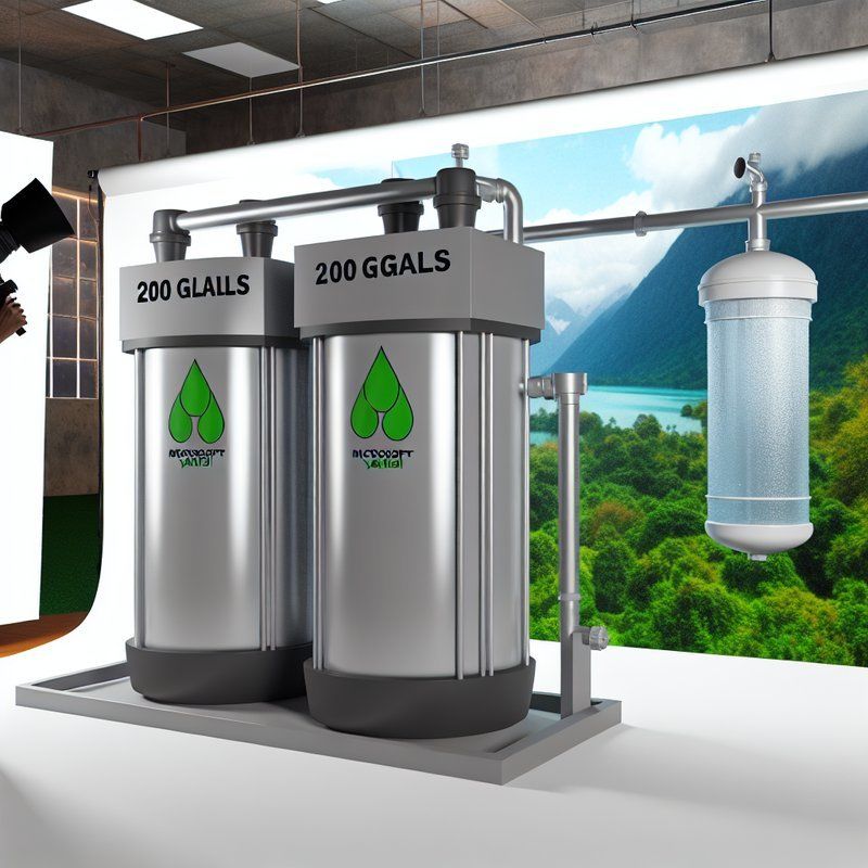 200 Gallons Per Day Capacity Water Filter System for Qinrunze Environmental Protection's Environmental Solutions